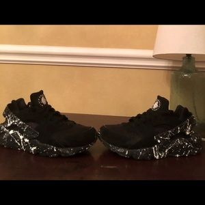 White Splatter Huaraches